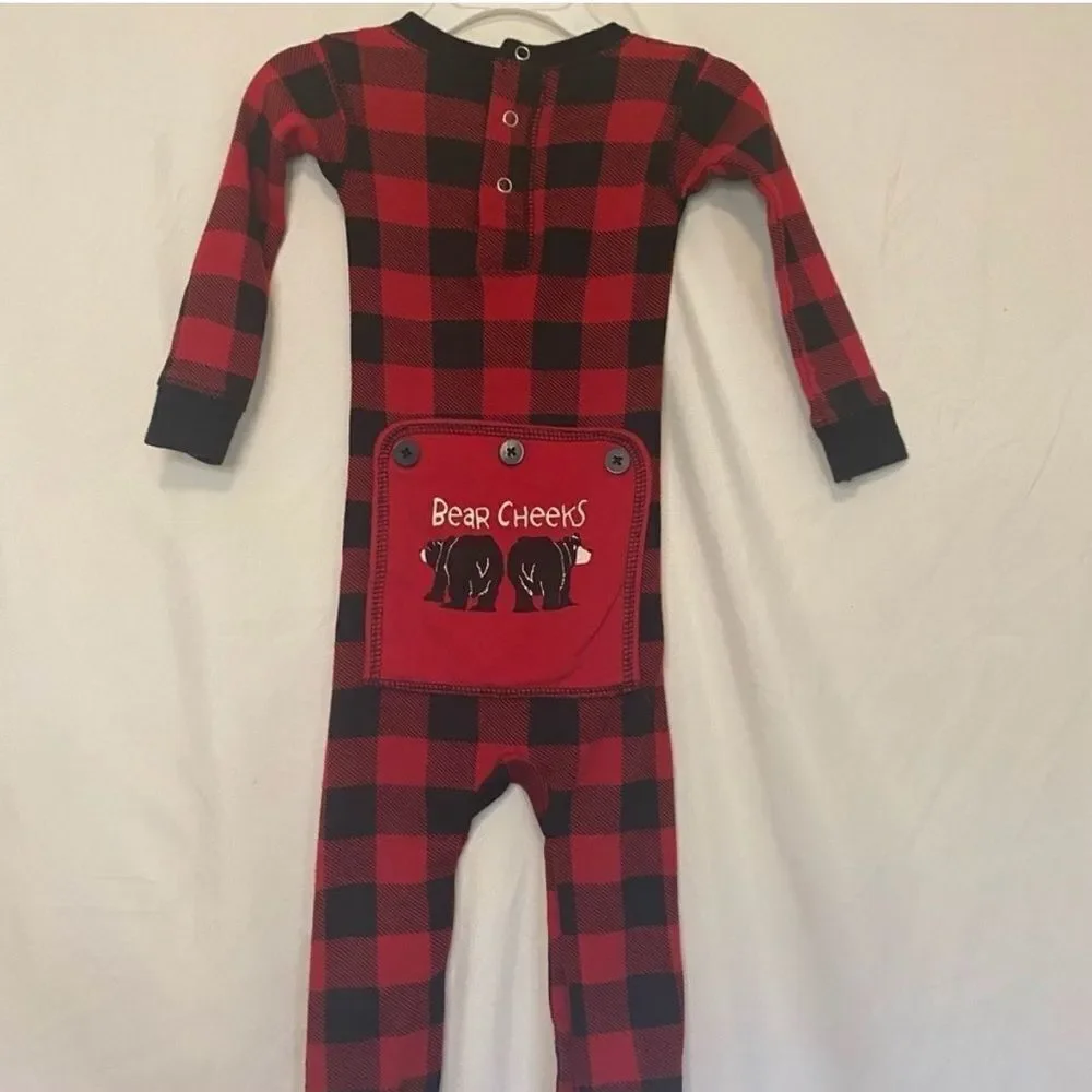 Lazy One Flapjacks Bear Cheeks Pajamas